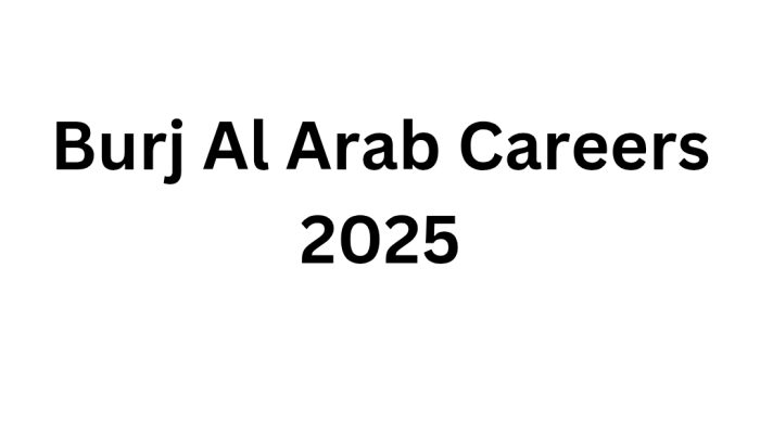 Burj Al Arab Careers 2025