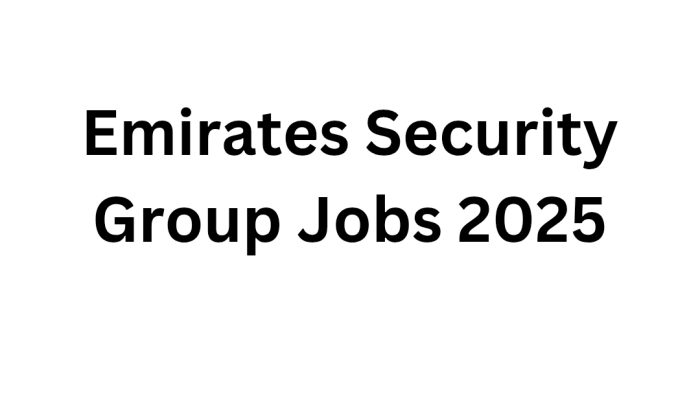 Emirates Security Group Jobs 2025