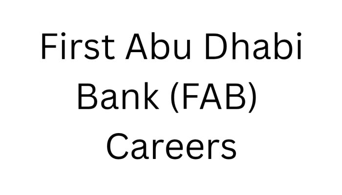 First Abu Dhabi Bank (FAB) Careers
