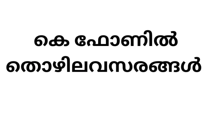 Government Job Vacancies in Kerala Fibre Optic Network Limited (KFON) - A Gateway to a Promising Career