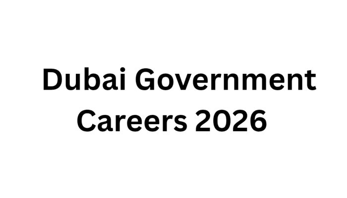 Dubai Government Careers 2026